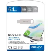 PNY Clé Usb Duo Link 64gb