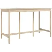 vidaXL Table de bar 180x80x110 cm pin massif
