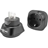 Ansmann Adaptateur de voyage - - 1250-0032 - Prise EU vers prise US - Pour l'étranger