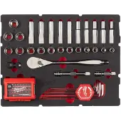 Milwaukee 4932480716 Jeu De Douilles Pour Incrustations En Mousse 1/2'' PACKOUT