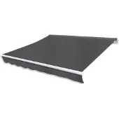 vidaXL Store à bras articulé manuel 300 cm Anthracite