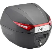 Givi C30 Topcase 30 Litres RÉFLECTEURS ROUGES 30L