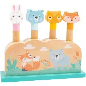 Small Foot by Legler Game Pop Up Animals jouet d’éveil 18m+ 1 pcs