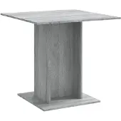 vidaXL Table de salle à manger Gris Sonoma 80x80x75 cm Bois composite