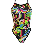 Turbo Geo Abstract Swimsuit Multicolore M Femme