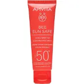 Apivita Bee Sun Safe Hydra Sensitive Soothing Face Cream SPF50+ crème apaisante et hydratante SPF 50+ 50 ml