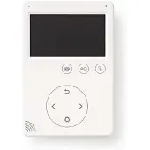 24hShop Moniteur vidéo de porte 4.3" Fonction de déverrouillage Blanc - Nedi