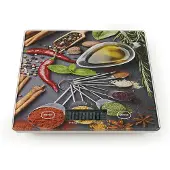 Nedis Balance de cuisine numérique LCD Verre Impression design -