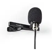 Nedis Microphone à épingle à cravate -