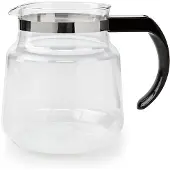 Ginza.se Pichet en verre 1.2 L Noir - Nedis