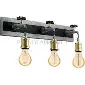 Eglo 49103 - Applique murale GOLDCLIFF 3xE27/60W/230V