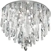 Eglo Calaonda plafonnier en cristal chrome 8x 33W