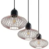 LINDBY Suspension , Justinos, Noir, Salon / séjour, Métal