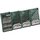 Bosch 2607017071 Multipack 3+1 Kit de forets et embouts Mini-X-Line