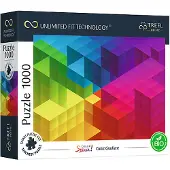 Trefl Puzzle UFT Color Splash : cube dégradé 1000 pièces