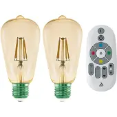 Eglo 12256 Ampoule Led Blanc Chaud 2200 K 4,9 W E27 F