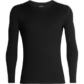 Icebreaker - Première couche en laine de mérinos - M Merino 260 Oasis LS Crewe Black en Laine - Taille XS - Noir