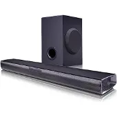 LG Soundbar SQC1 160W 2.1 Channel with Wireless Subwoofer Noir Bluetooth