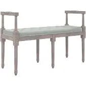 vidaXL Banc Gris clair 110x40x70 cm Velours