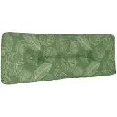 vidaXL Coussin de palette à motif de feuilles 120x40x12 cm Tissu