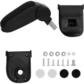 vidaXL Accoudoir de voiture noir 15x35x(30-47) cm ABS
