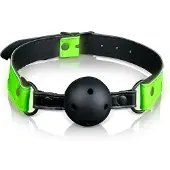 Ouch! Glow in the Dark Bâillon Boule Accrocheur