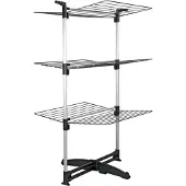 Tomado Ciclone Droogtoren 40 m Lijn 78x72x137 cm Zilver/Zwart