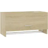 vidaXL Armoire Chêne Sonoma 70x32,5x35 cm Matériau dérivé du bois