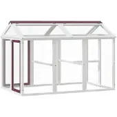 vidaXL Enclos Moka 141x94x104 cm Pin massif