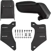 vidaXL Accoudoir de voiture universel noir 13x33x(33-53) cm ABS