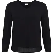 KAFFE CURVE Chemisier 'KCami' noir