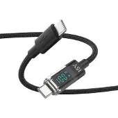 ISY Câble Usb-c - Avec Écran Led 2 M Noir (iuc-8000)