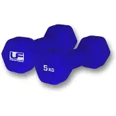 Ufe Hex Neoprene Coated Dumbbell 2 Units Violet 5 kg