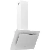 vidaXL Hotte d'aspiration 60 cm inox et verre trempé blanc