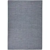vidaXL Tapis à tissage plat d'extérieur 160x230 cm Bleu