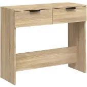 vidaXL Table console Chêne sonoma 90x36x75 cm Bois d'ingénierie
