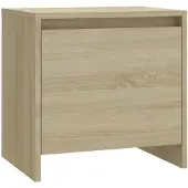 vidaXL Table de chevet chêne sonoma 45x34x44,5 cm bois d'ingénierie