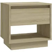 vidaXL Table de chevet Chêne sonoma 45x34x44 cm bois d'ingénierie