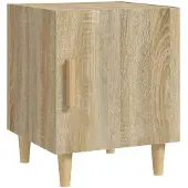 vidaXL Table de chevet Chêne sonoma Bois d'ingénierie