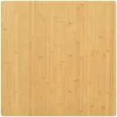 vidaXL Dessus de table 70x70x4 cm bambou