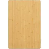 vidaXL Planche à découper 35x50x4 cm bambou
