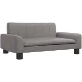 vidaXL Lit pour chien Gris 70x45x30 cm Similicuir
