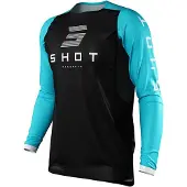 Shot Race Gear Contact Shelly Long Sleeve Jersey Bleu,Noir M Femme