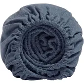 Yumeko Drap-Housse Yumeko Denim Blue (Flanelle)-90 x 200 cm