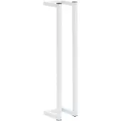 vidaXL Porte-serviette Blanc 12,5x12,5x60 cm Acier