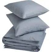 Yumeko - Parure de lit - Coton TENCEL - 200x220 - Bleu