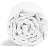 Yumeko - Drap plat - Percale De Coton - 280x290 - Blanche