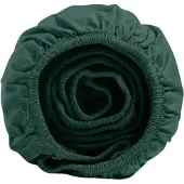 Yumeko Drap-Housse Yumeko Forest Green (Percale)-90 x 200 cm