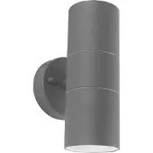 LumenXL Applique de salle de bains Olivia, 2-lumières - noir et rond