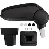 vidaXL Accoudoir de voiture noir 11,5x32x(30-50) cm ABS